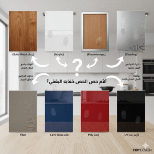 انواع خامات المطابخ ومميزاتها